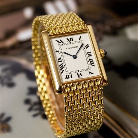 old cartier tank watch